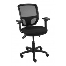 Liergo Task Chair - Black Base With Arms